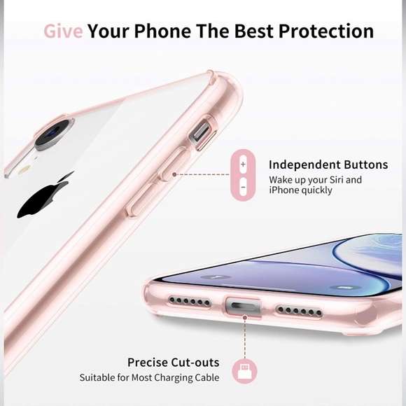 iPhone XR Clear Rose Gold Case NWT - Picture 7 of 13